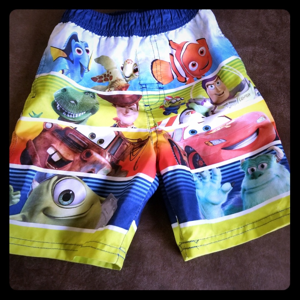 Toy story swim trunks